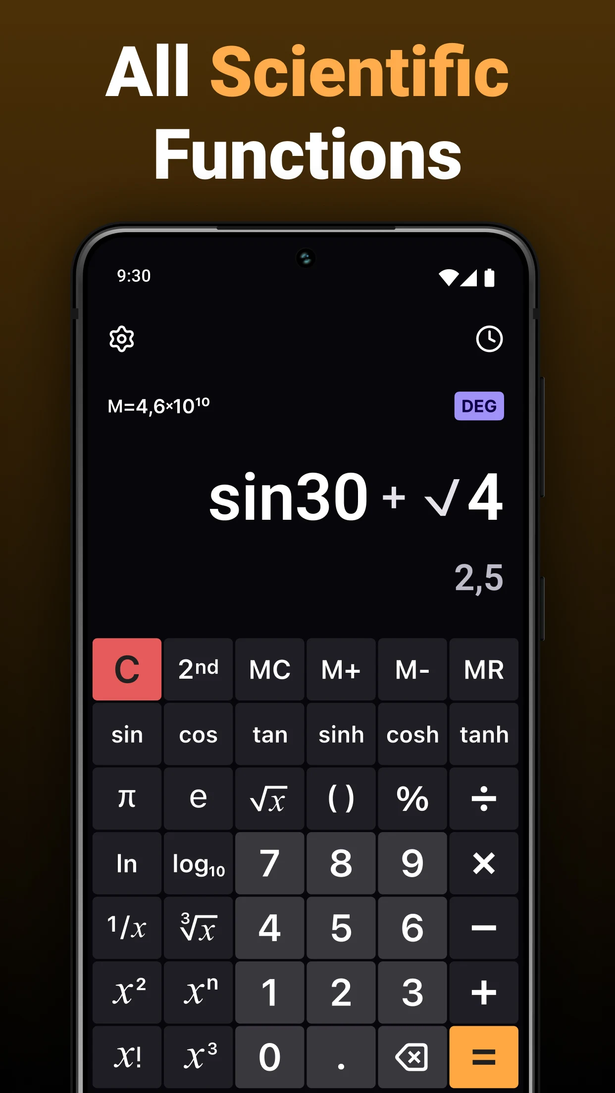 Calculator One screenshot