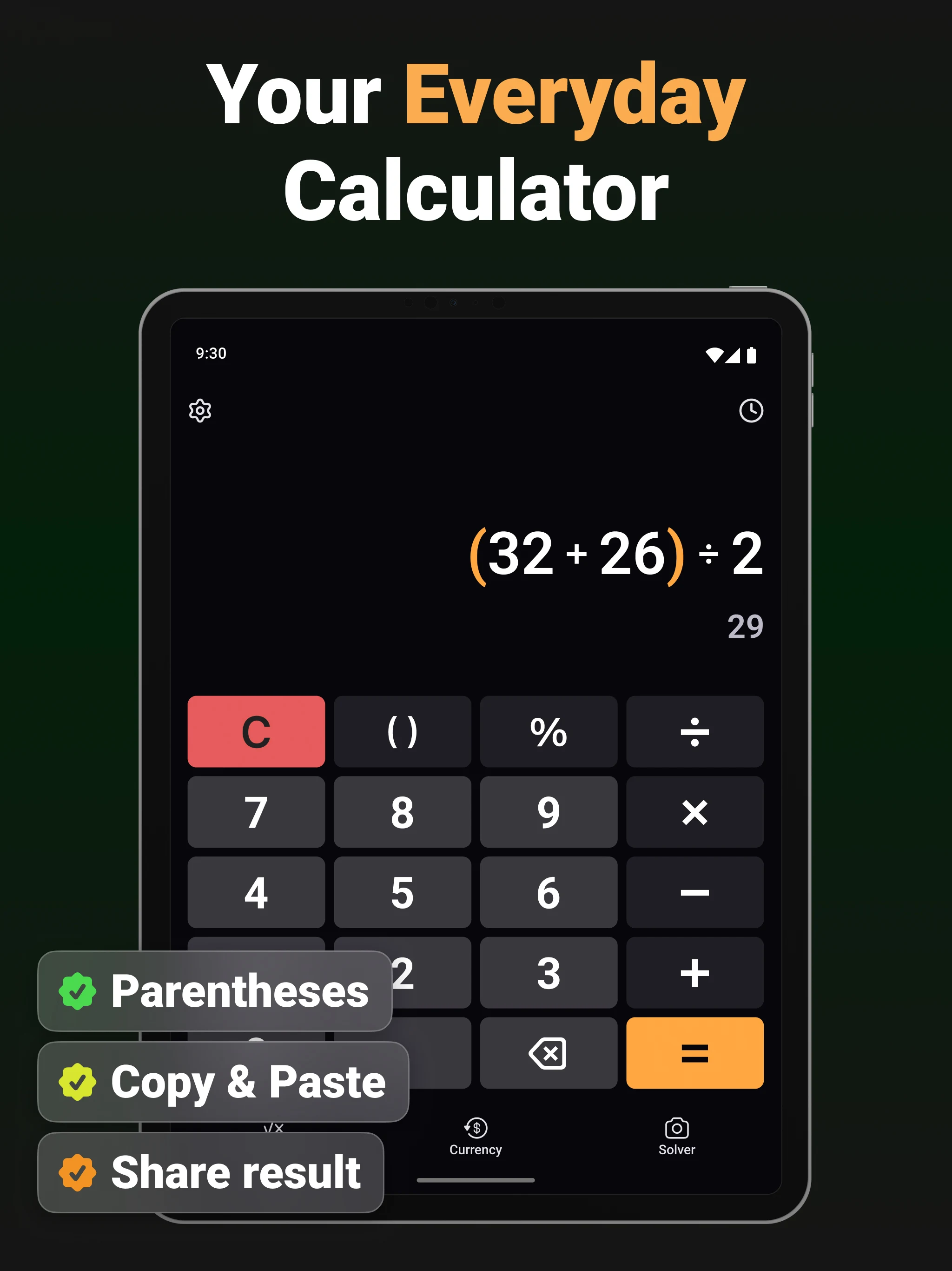 Calculator One screenshot