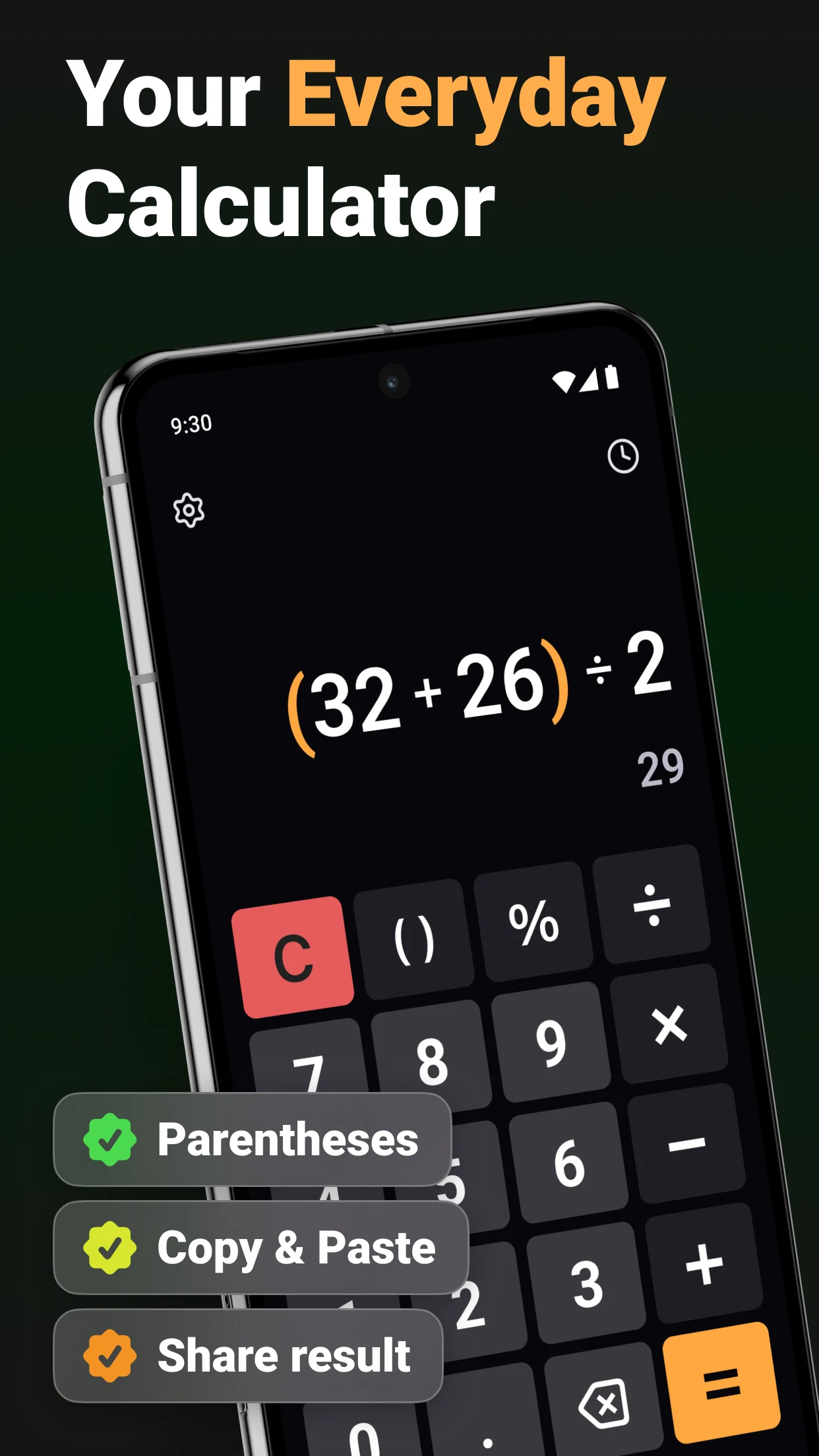 Calculator One screenshot